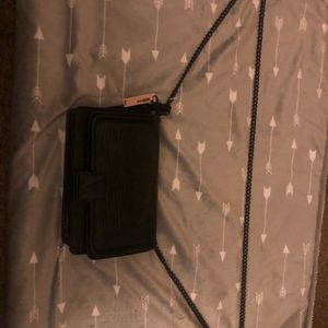 Victoria Secret Black Purse Crossbody Bag with Chain